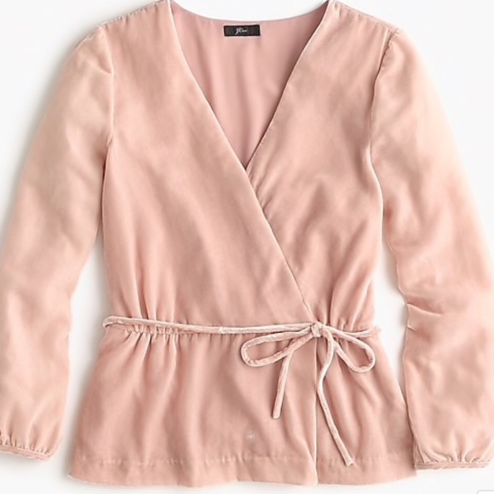 Faux wrap top velvet (tall)